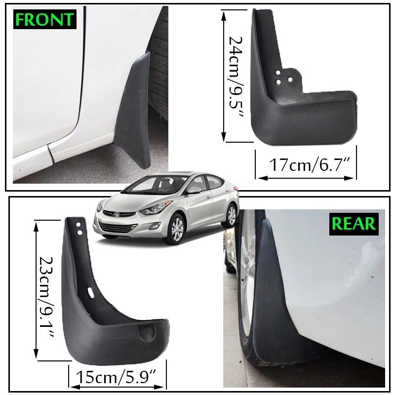 Mudflaps For Hyundai Elantra MD 2011 - 2016 Mud Flaps Splash Guards Mudguards Front Rear Fender Protector 2012 2013 2014 2015