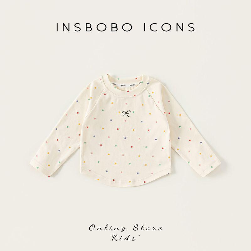 Girls  Base Layer Shirt for Early Spring, Children s Long-Sleeved T-Shirt, Stylish Clothing, Thickened Children s Wear, Baby Girl Spring Top Rice White((Spring and Autumn)) 100