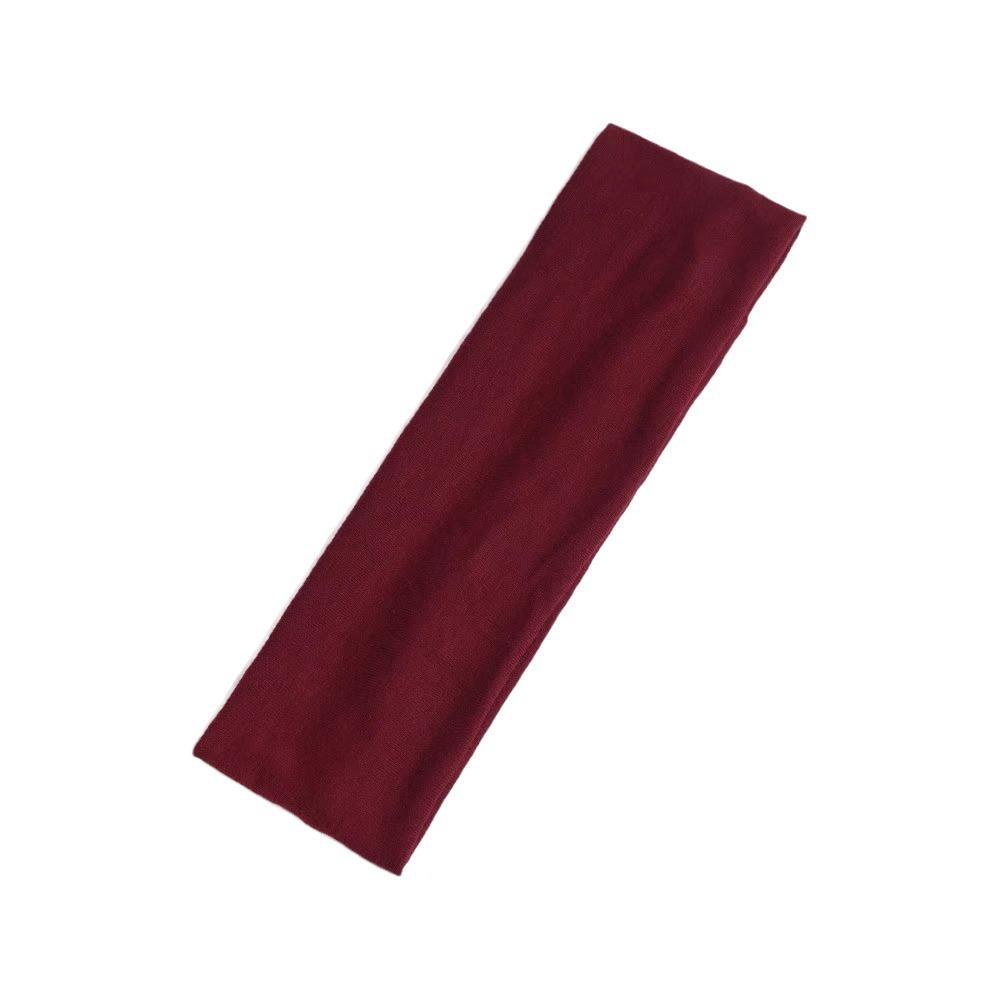 6Cm Wide Simple Basic Solid Color Sports Yoga Headband Running Antiperspirant Sweat Suction Men'S And Women'S Headband