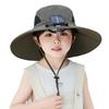 Wide Brim Sun Hat Lightweight Echargeable Sun Fan Hat Built-In Fan Cooling Sunhat Hats For Men Women Beach Hiking Camping