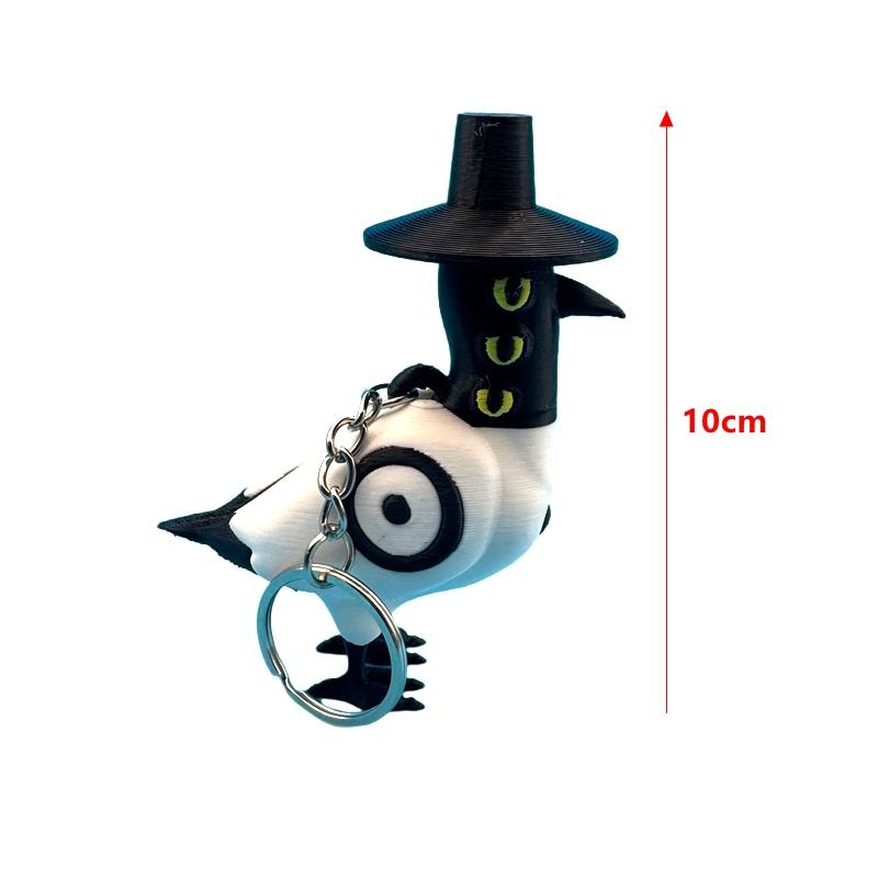 

K-pop Тигр Аниме Фигурка: Милая полимерная скульптура с птицей - Фэнтези Дом, Сад и Двор Декоративное украшение