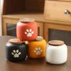 Customizable Ceramic Pet Urn: Sealed Storage Jar for Cats & Dogs