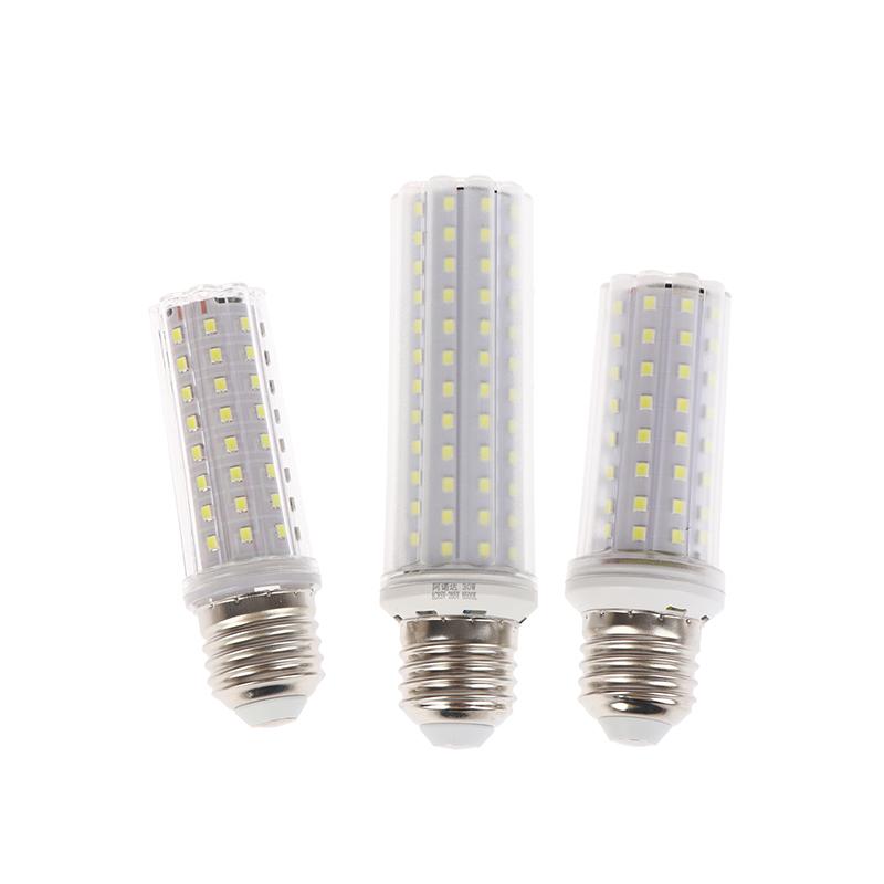 White 6000K E27 E14 18-30W LED Lamp Corn Bulb AC85-265V No Flicker 2835 SMD LED Candle Bulb Corn Lamp Light Bulb