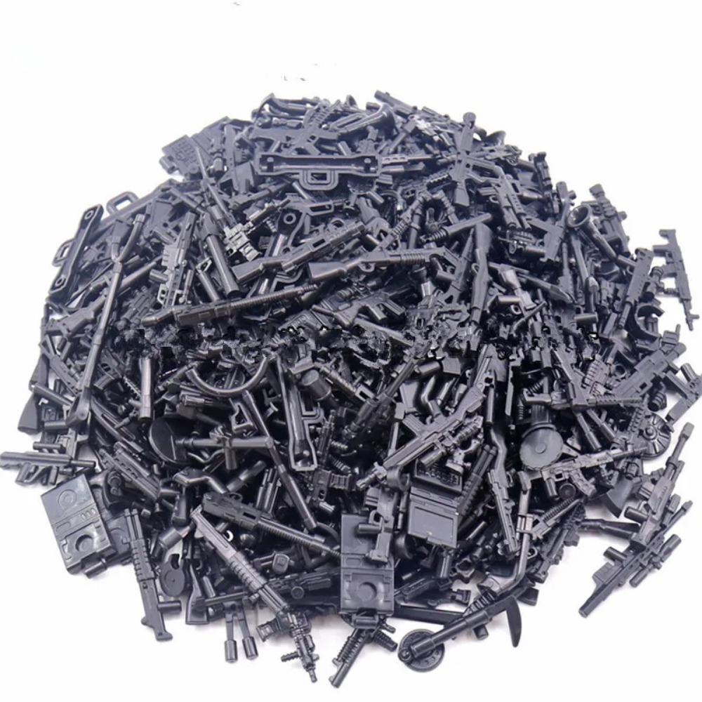 MOC Armi Fucile Pistola Set di Equipaggiamento Armi Militari Compatibile Figure Mattoncino da Costruzione Mini Giocattoli per Bambini Hobbies