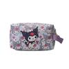 Cinnamoroll Kuromi Melody Print Nylon Travel Makeup Bag With Breathable Design For Unisex Use
