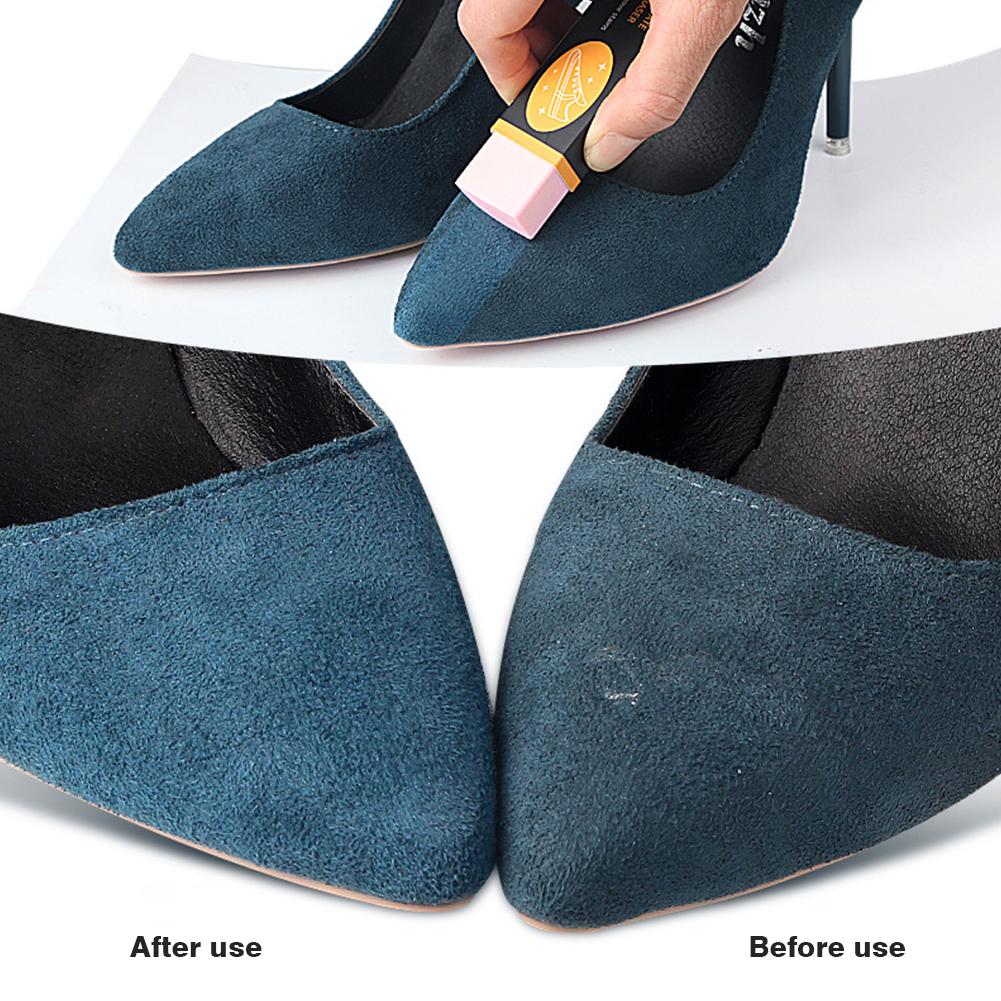 10-3pcs Eraser Shoe Brush Rubber Block Shoes Cleaning Erase Decontamination Shoe Brush Suede Sheepskin Leather Cleaning Brush
