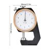 Upgraded 0~10mm Thickness Gauge, Flat for Head Thickness Tester Dial for Leather Cloth Measuring Accuracy 0.1mm Stainles