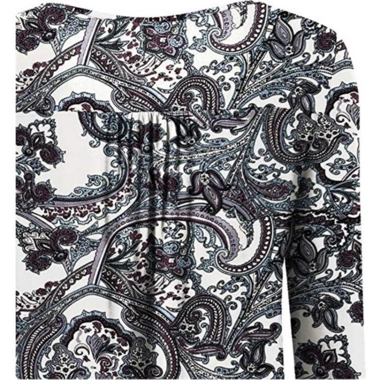 Trendy Large Size Women's Casual Shirt Printed Loose Top Long Sleeved Fashion Spring Autumn New