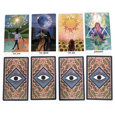Tarot Âme Mystique 78 Cartes avec Guide - Couleurs Vibrantes sur Tout le Jeu, Pour Élever l'Énergie du Lecteur