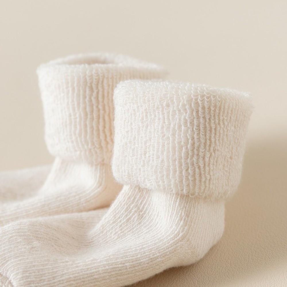 4 Pairs Soft Baby Socks Cotton Toddler Socks Gifts Infant Crew Socks Girls