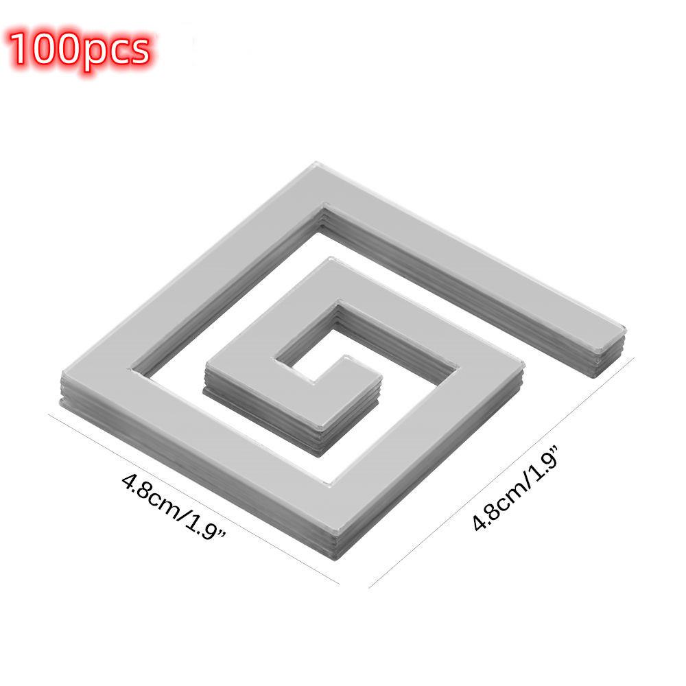 10CM Acrylic Mirror Wall Sticker - DIY Home Decoration