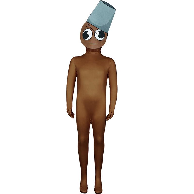 Incredibox Cosplay Kostuum Kinder Jongens Monster Spel Kleding Creatief Kerstmis Volwassen Cosplay Kids 110 brown