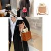 Trendy Black Casual Chain Shoulder Bag For Women 2024 Stylish Simple Square Design