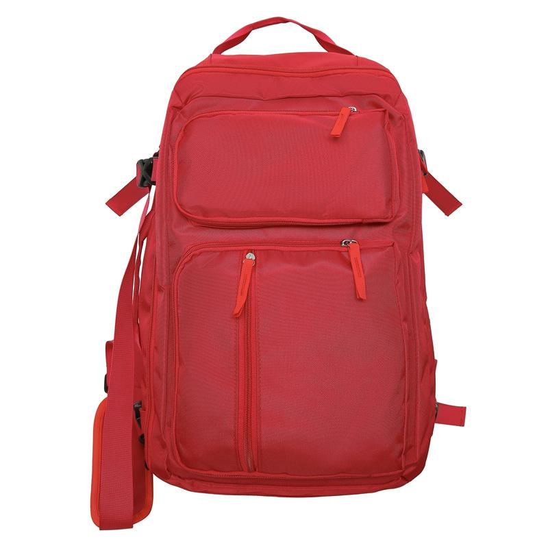 Workwear Style Backpack Large Capacity Trendy Travel Bag Dual-purpose Couple Multi-pocket Outdoor Camping Backpack