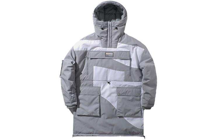 Li Ning Puffer Jackets Men s Snow Gray Hooded Thickened Other AFMP029-1 S
