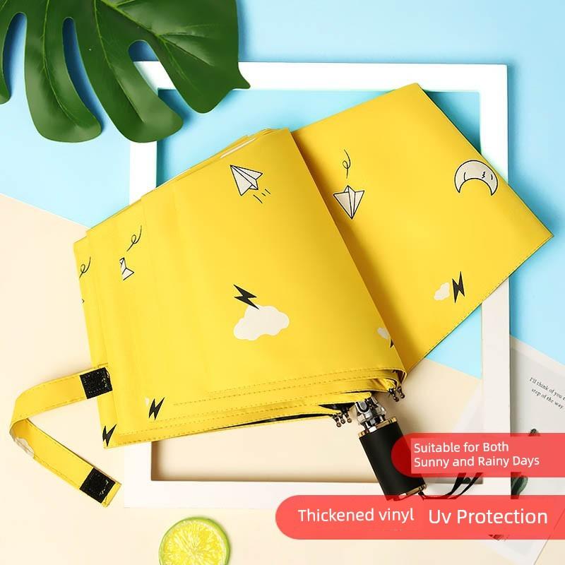 Fully Automatic Large Umbrella for Men and Women, Dual-Use for Sun and Rain, Sunshade Umbrella, Uv Protection, with Logo Printing