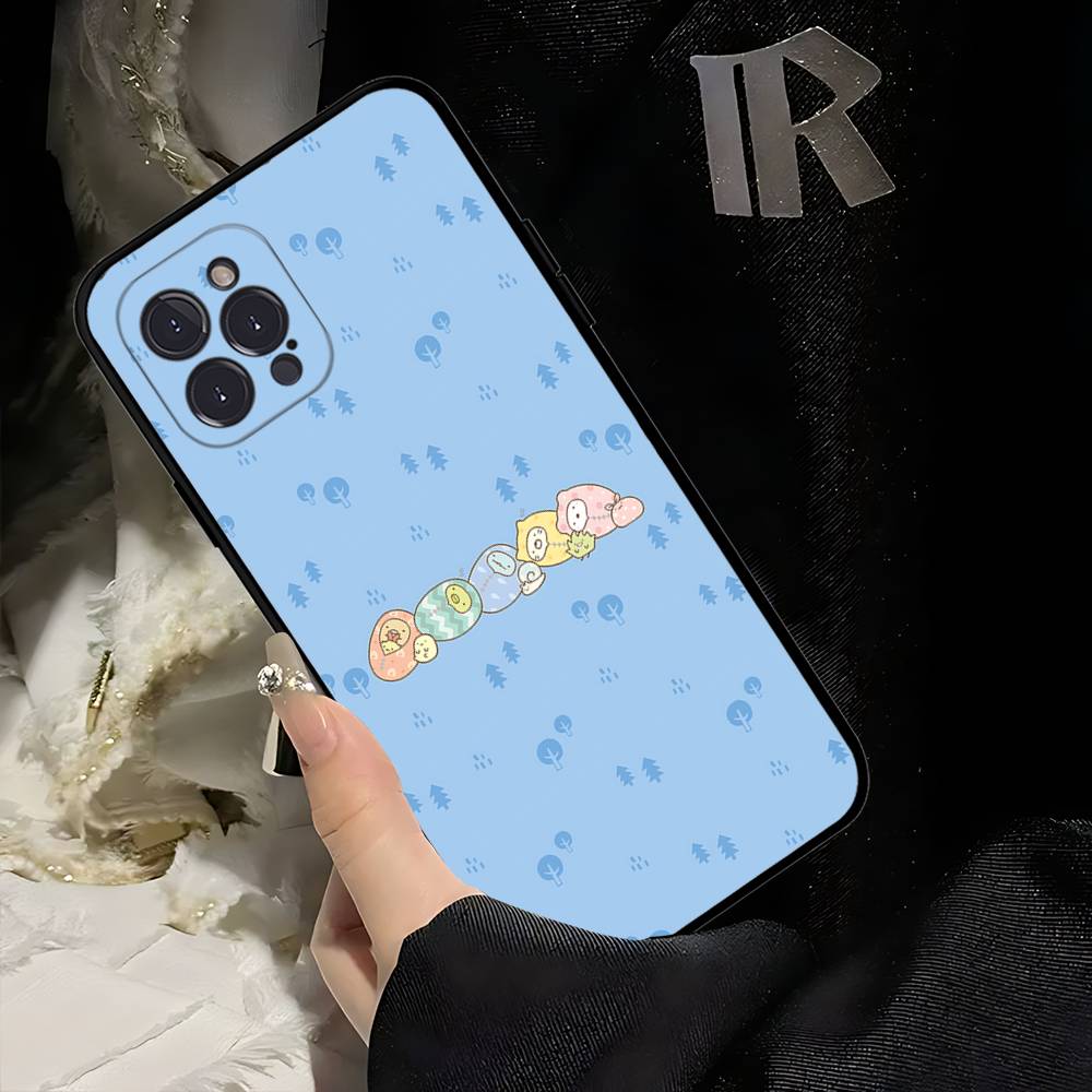 Cartoon S-sumikko Gurashi Phone Case For Iphone 17 16 15 16e 14 13 12 11 Pro Max Plus Case Cover Coque