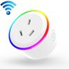10A RGB Світло для сцен з Wi-Fi Пультом Керування Розумна Розетка Працює з Alexa & Google Home & IFTTT, AC 100-240V, AU Штекер
