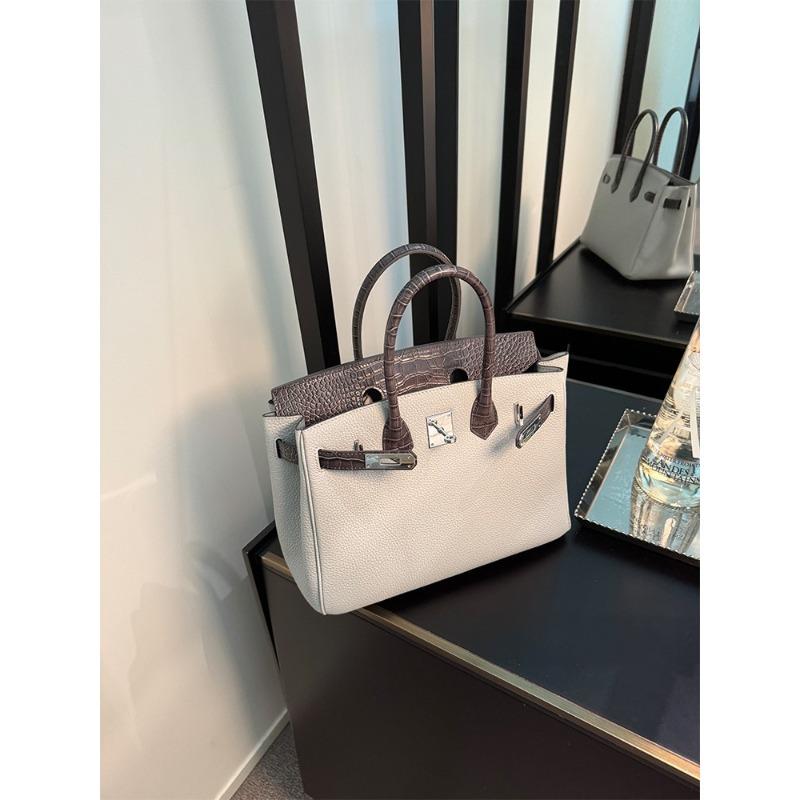 

Сумка через плечо Platinum Bag Touch Mini, женская, высококачественная, с верхним слоем из крокодиловой кожи, универсальная, модная, для поездок на работу 25x14x19cm серый