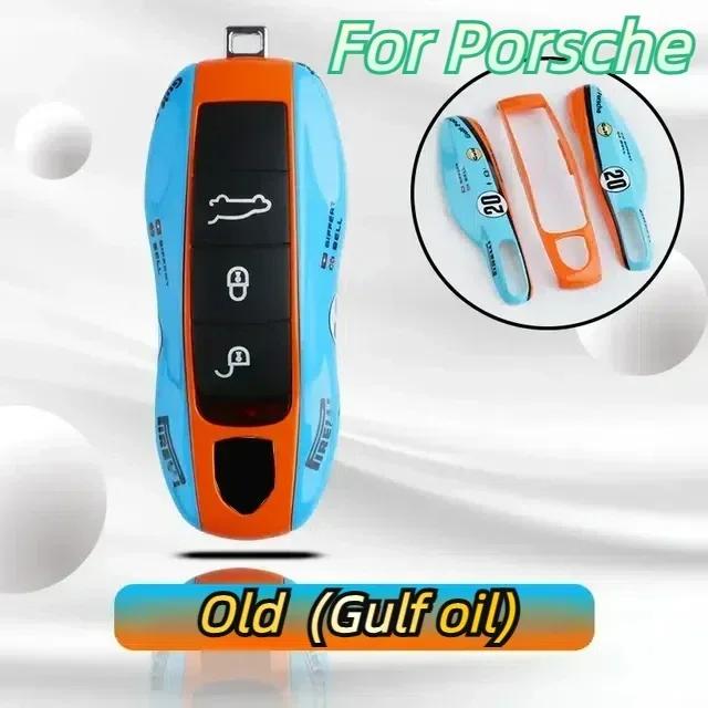 Interior Mouldings Multiple Painting For Porsche Cayenne 718 MACAN Panamera 911 Macan Boxster Cayman Remote Car Key Case Replace