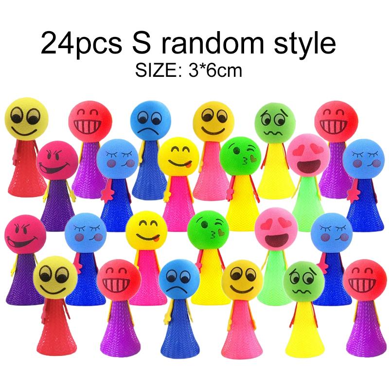 

10/12/24pcs Bouncing Man Nylon Funny Jump Party Table Games Cartoon Cute Design Festival Gathering Entertainment Props TMZ