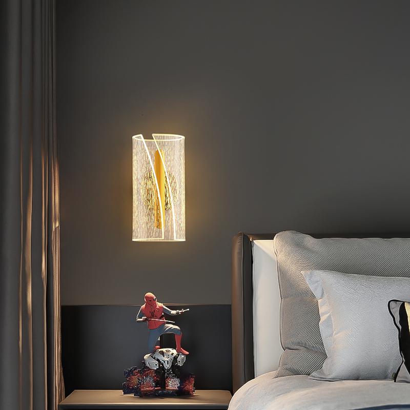 Nordic Lustre LED Wall Lamp Interior Lighting Fixture Bedside Bedroom Living Corridor Stairs Home Decoration Wall Light Sconces