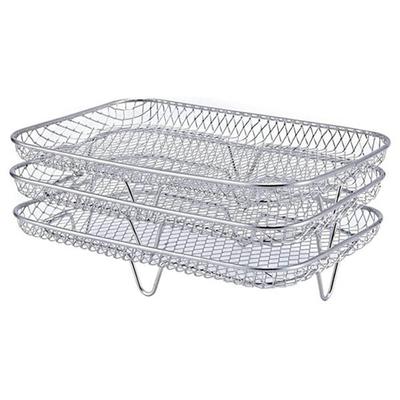 Suporte para Air Fryer para Air Fryers Duplos, Cestas Duplas para Air Fryers, Racks Desidratadores para Ninja Foodi DZ201 DZ100