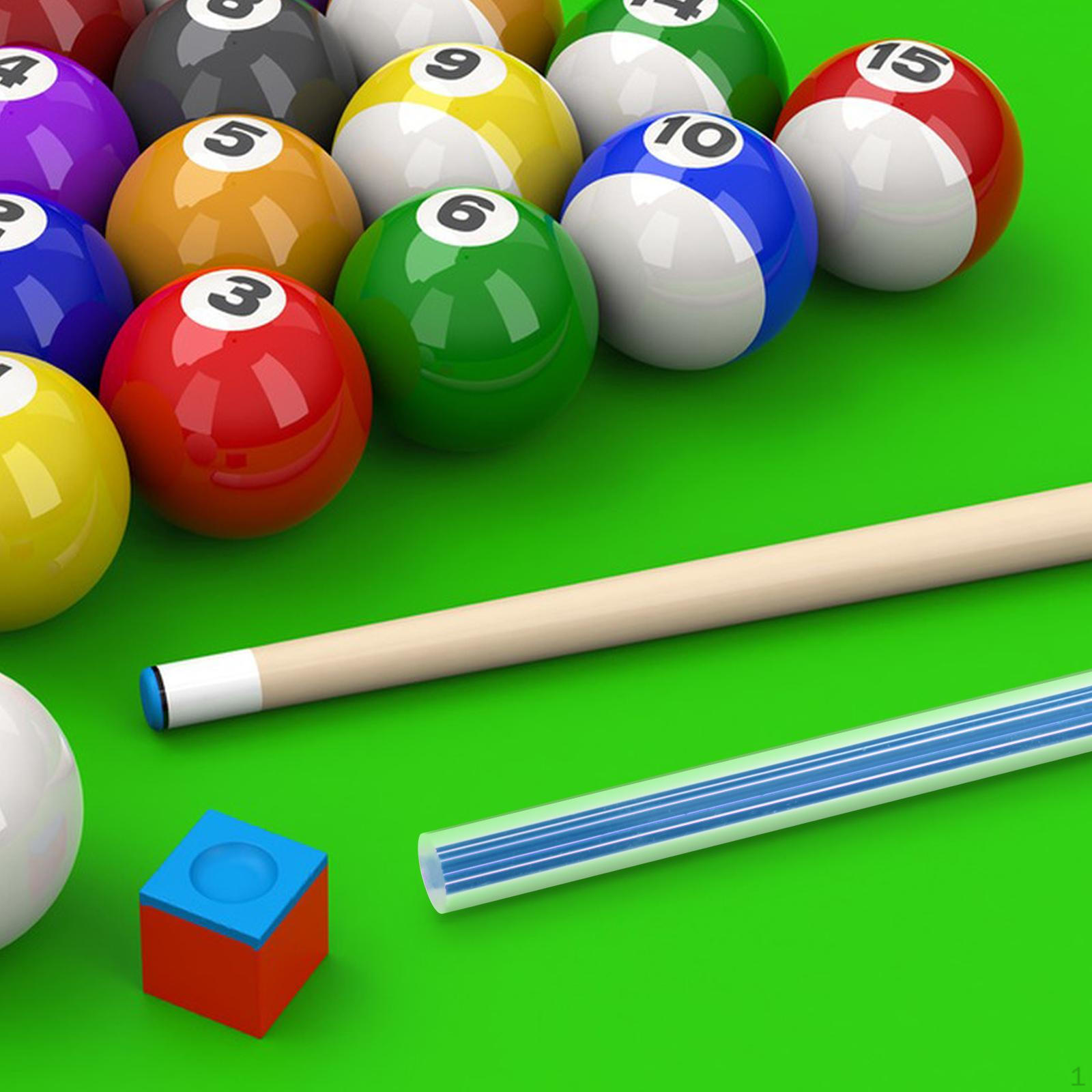 

Acrylic Pool Cue Ferrule 14mm Diameter Professional Tip Repair DIY Lightweight Portable Replacement