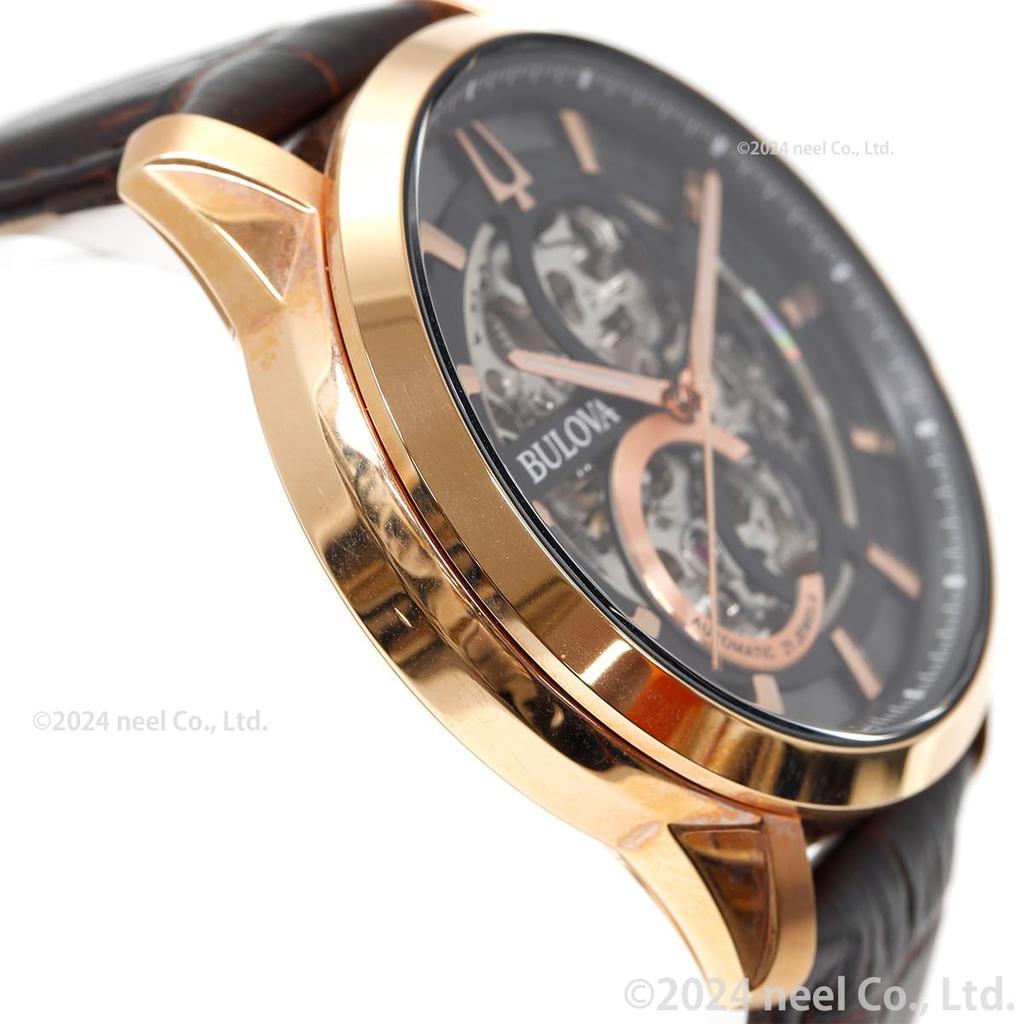 BULOVA Automatische Mechanische Skelett Klassische Uhr 97A169 Herren