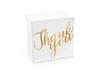 Scatola Decorativa Per Torta Thank You Dorata 14X8,5X14Cm/10Pz