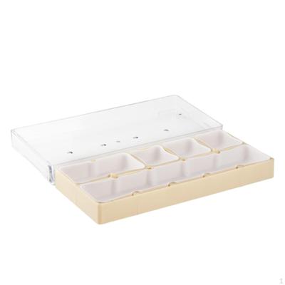Storage Box for Watch Movement Parts with Cover Dust Protection