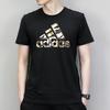 Adidas Bos Foil Camo Round Neck Letter Comfortable Short Sleeve T-Shirt Men T-Shirts Black DI0304