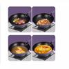 KSISE Purple Aura Non-stick 3-Piece Cookware Set