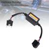 2pcs H4 LED CANbus Decoder DC 9 to 16V Plug and Play Anti Flickering LED Headlight Resistor Decoder