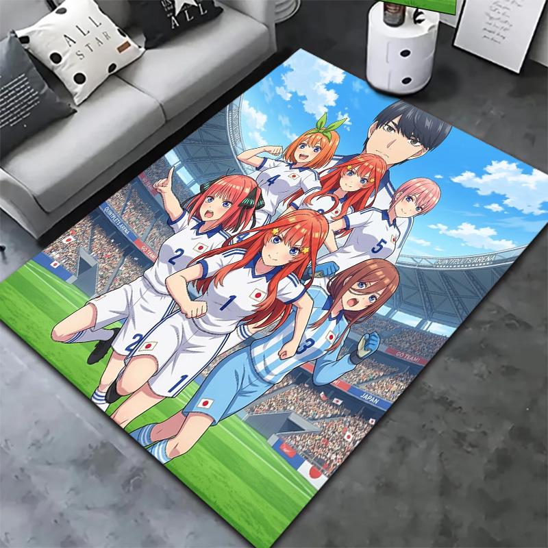 Alfombra Alfombrilla de Los Quintillizos Esenciales Para Sala de Estar Dormitorio Hogar Decoración de Sofá Niños Juego Alfombrilla Antideslizante para el Suelo