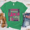 Hot Breast Cancer Awareness Cancer Letter Printed T Shirts Women Men Casual Short Sleeve Summer Tops