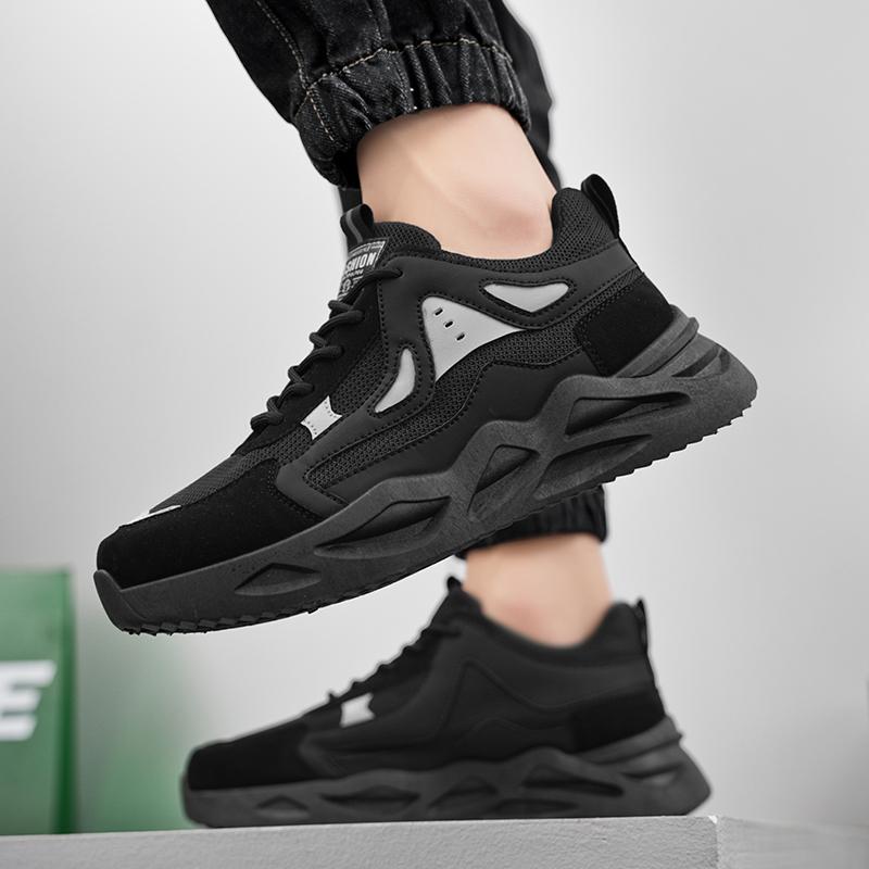 Fashion Trendy Men's Sneaker Shoes Breathable Summer Thick Soled Outdoor Wear-resistant Comfortable Jogging Platform Casual Shoes