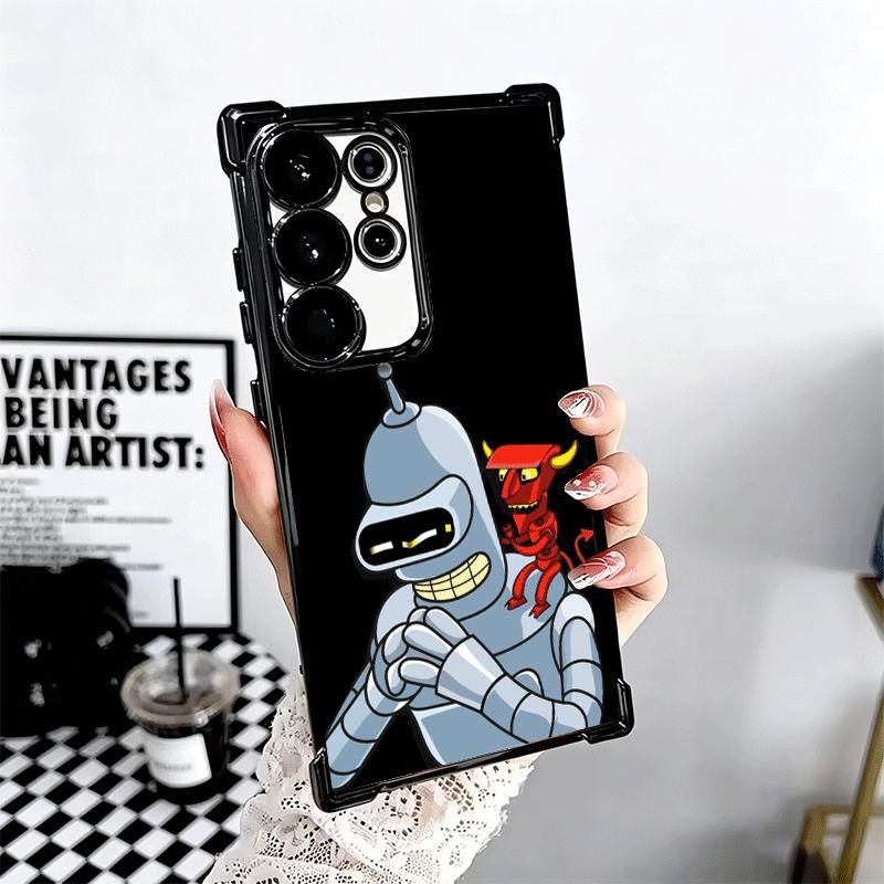 Cartoon Funny F-Futuramas Soft Phone Case For Samsung Galaxy S26 Ultra S25 Edge S24 FE S23 Plus S22 S21 + S20 Plating Anti-Fall