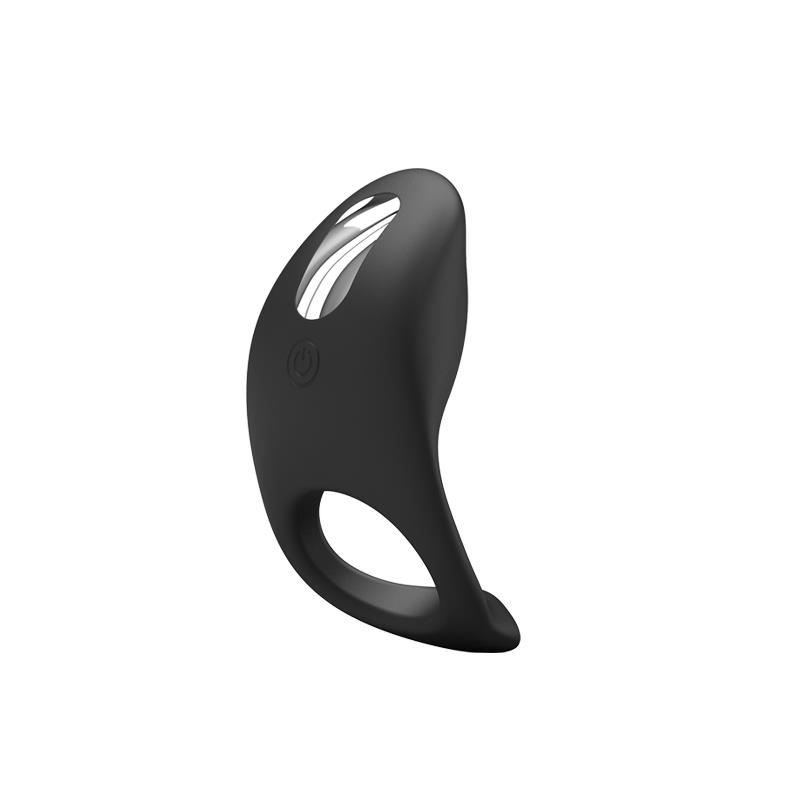 Gemma USB Silicone Vibrating Ring Black