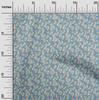 oneOone Cotton Flex Fabric Brush Stroke & Fruits Print Fabric By Yard 40 Inch
