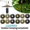 1-5PCS Outdoor Camping Lampshade Tent Lamp Shade Camping Lights Lampshades for Hiking Fishing Emergency
