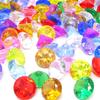 10 Stück Klare Diamanten Kristalle Acryl Edelsteine 40MM Piratenschatz Spielzeug Kinder Geburtstagsparty Mitgebsel Mitgebseltüten Halloween Geschenke