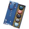 Dragon Egg Jianzhan Ceramic Tea Cup Set - Kung Fu Style with Five Elements Design