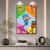Pocoyo 5D Diy Diamond Painting Round Diamond Diy Frameless Holiday Artwork Suitable For Home Office Wall Decoration