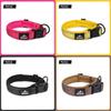 Reflective Nylon Pet Collar For Medium Dogs With Durable Buckle And Safety Features