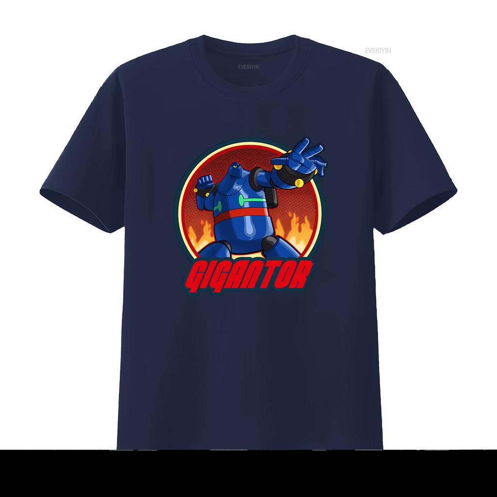 Gigantor Robot T Shirt for Men and Women Available in Sizes S to 5XL vintage Washed Slightly Soft graphic Casual Breathable