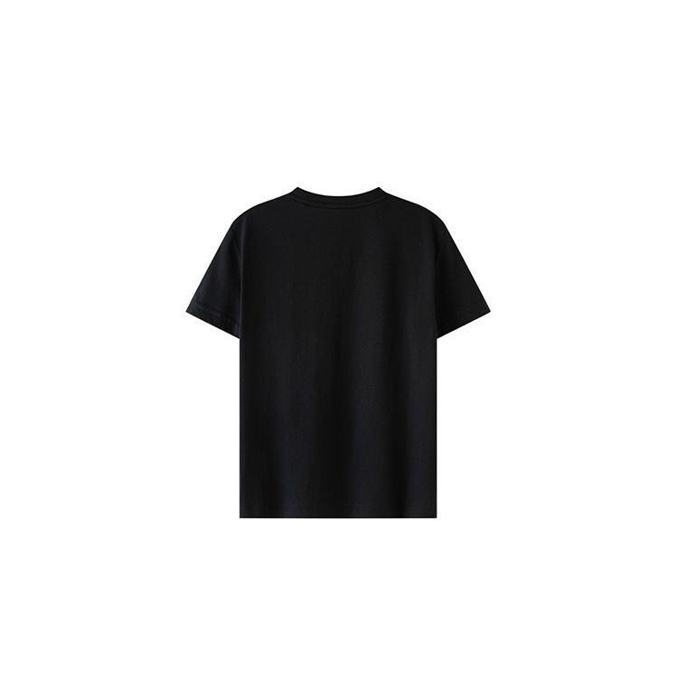 Li-Ning Letter Round Neck Pullover Short Sleeve T-Shirt Men Tops Black AHSU829-1