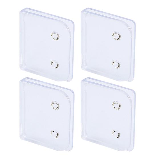 4/8Pcs Shower Curtain Clips Windproof Self Adhesive Easy Installation Reusable Versatile Bathroom Curtain Holders