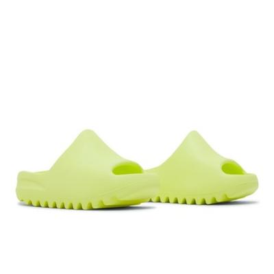 Yeezy Slides Kids Glow Green 2022 HQ4116