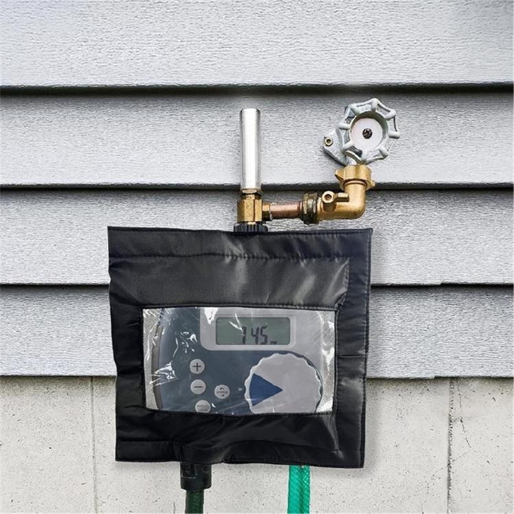 Winterized Hose Timers Cover Sun Protective Sleeve Outdoor Durable Enclosures With Quick Fasteners For Irrigation Systems